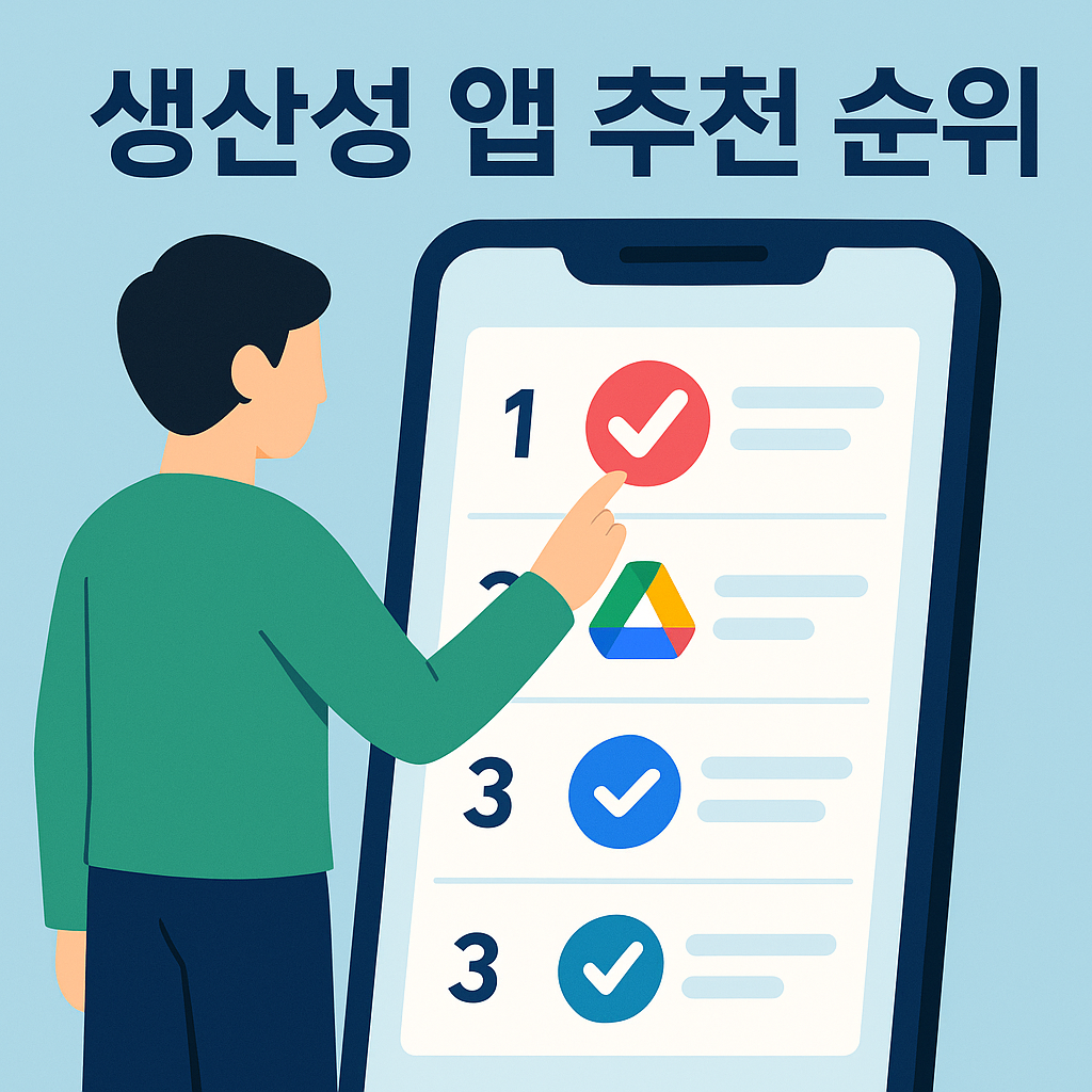 생산성 앱 추천 순위 2025: 꼭 써봐야 할 TOP 7 앱 선정 이유
